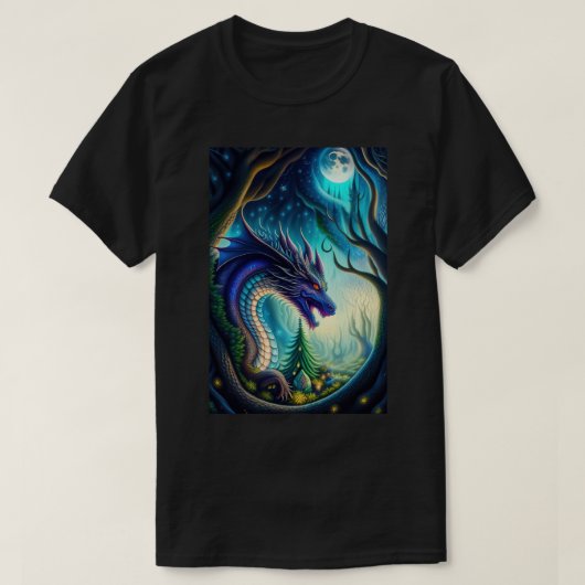 ドラゴンプリントTシャツ Tシャツ (デザイン正面)