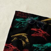 ドラゴンヘッドパターン ビーチタオル (インサイチュ)