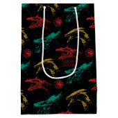 ドラゴンヘッドパターン ミディアムペーパーバッグ (裏面)