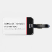 ドラゴンヘッドパターン ラゲッジタグ (裏面横)