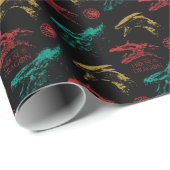 ドラゴンヘッドパターン ラッピングペーパー (ロールコーナー)