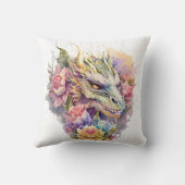 ドラゴンヘッド（花） クッション (裏面)