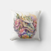 ドラゴンヘッド（花） クッション (正面)