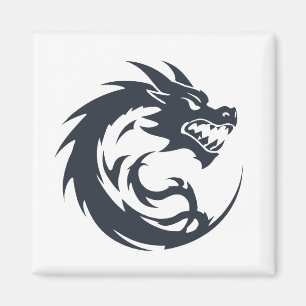 ドラゴンベクターアート動物モダン都市都市グラフィック マグネット