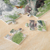 ドラゴンベビーと妖精ファンタジー ジグソーパズル (側面)