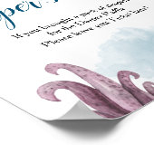 ドラゴンベビーシャワーおむつラッフルポスター看板 ポスター (角)