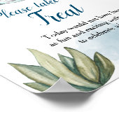 ドラゴンベビーシャワーが楽しめるポスター看板 ポスター (角)