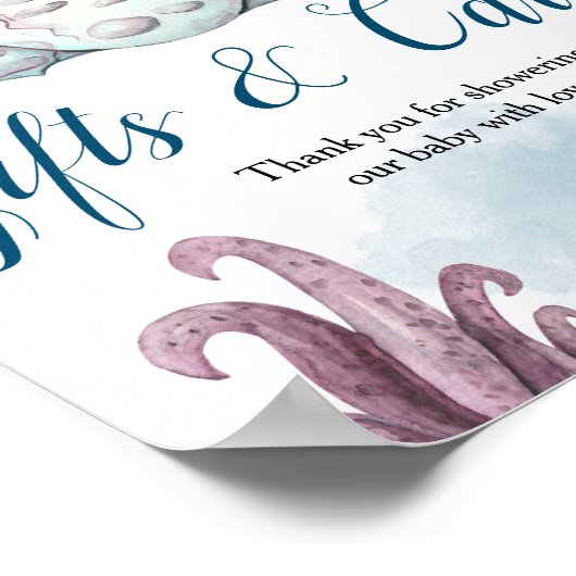 ドラゴンベビーシャワーギフト&カードディスプレイポスター ポスター (角)