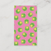 ドラゴンベビーシャワーピンク エンクロージャーカード (裏面)