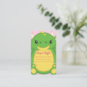 ドラゴンベビーシャワーピンク エンクロージャーカード (スタンド正面)