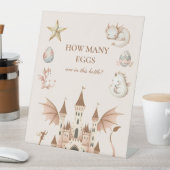 ドラゴンベビーシャワー台座看板 台座サイン (インサイチュ)