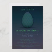 ドラゴンベビーシャワー招待状 招待状 (正面/裏面)