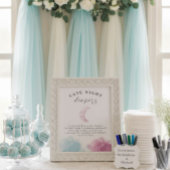 ドラゴンベビーシャワー深夜おむつポスター ポスター