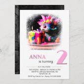 *~*ドラゴンベビー写真時代2 AP88誕生日会 招待状 (正面/裏面)