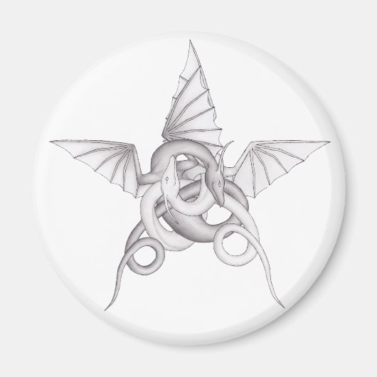 ドラゴンペンタグラム マグネット (正面)