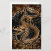 ドラゴンペンタグラム 便箋 (正面/裏面)