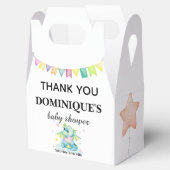 ドラゴンホールディングハート – ベビーシャワー愛用ボックス フェイバーボックス (オープン)