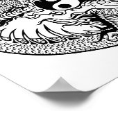 ドラゴンホールディング陰陽 ポスター (角)