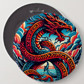 ドラゴンボタン 缶バッジ (正面&裏面)