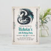 ドラゴンボーイの誕生日招待状 招待状 (スタンド正面)