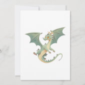 ドラゴンボーイズ 3歳 4歳 5歳の誕生日パーティーの招待状 招待状 (裏面)