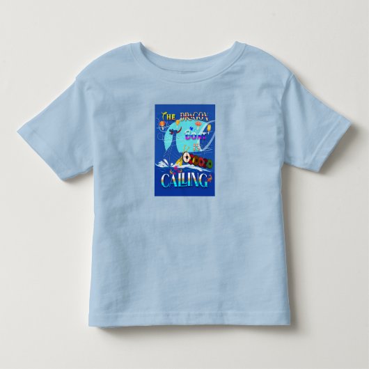 ドラゴンボートが呼んでいる トドラーTシャツ (正面)