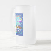 ドラゴンボートが呼んでいる フロストグラスビールジョッキ (正面左)