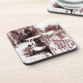 ドラゴンボートコルクコースター コースター (左側)