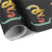 ドラゴンボートパドルヴィンテージルック ラッピングペーパー (ロールコーナー)