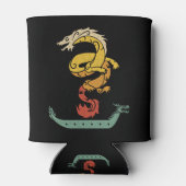 ドラゴンボートパドルヴィンテージルック 缶クーラー (裏面)