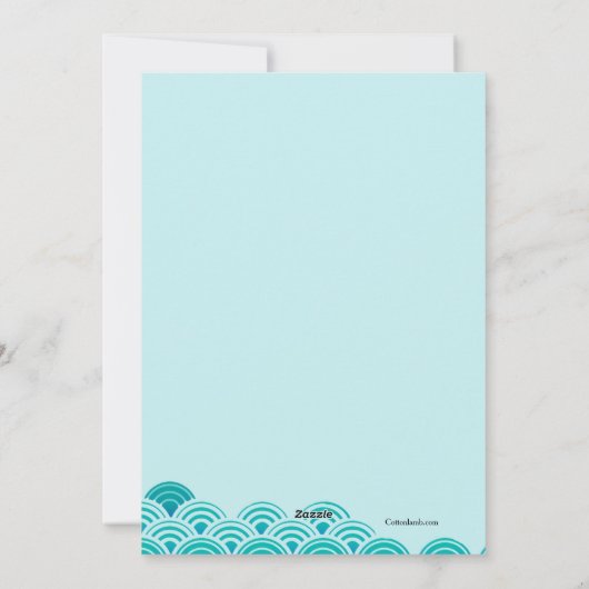 ドラゴンボートフェスティバルグリーティングカード シーズンカード (裏面)