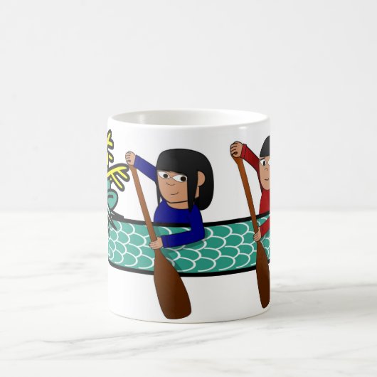 ドラゴンボートフェスティバル中国の:伝統セレブラシオ コーヒーマグカップ (中央)