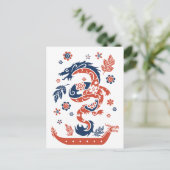 ドラゴンボートレーシングデザイン ポストカード (スタンド正面)