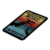 ドラゴンボートレーシングレトロルック マグネット (左側)