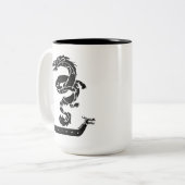 ドラゴンボートレーシングヴィンテージルック ツートーンマグカップ (正面左)