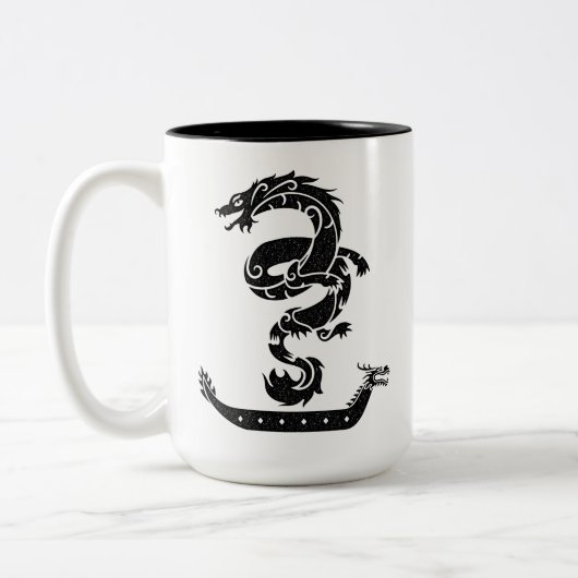ドラゴンボートレーシングヴィンテージルック ツートーンマグカップ (左)