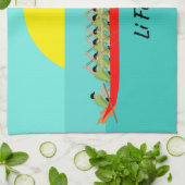 ドラゴンボートレーシング キッチンタオル (折り畳み)