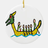 ドラゴンボートレーシング セラミックオーナメント (裏面)