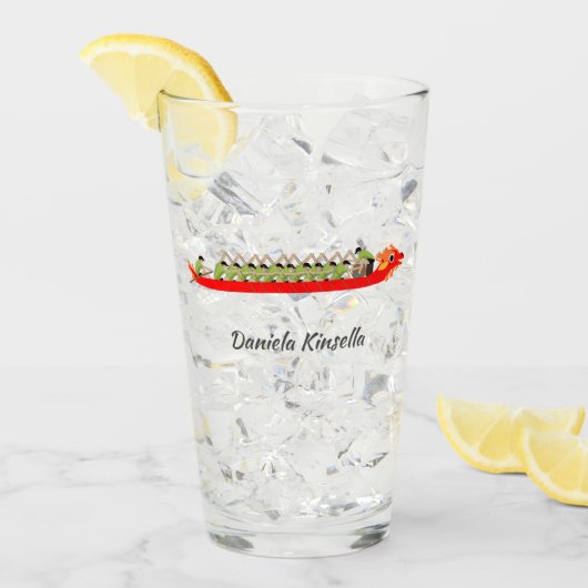 ドラゴンボートレーシング タンブラーグラス (アイス正面)