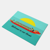 ドラゴンボートレーシング ドアマット (アングル)