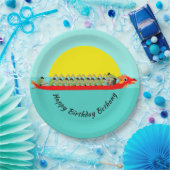 ドラゴンボートレーシング ペーパープレート (パーティー)