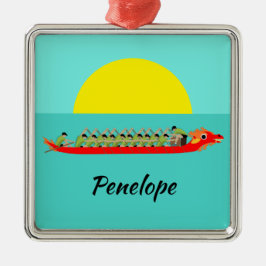 ドラゴンボートレーシング メタルオーナメント