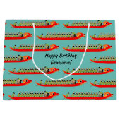 ドラゴンボートレーシング ラージペーパーバッグ (正面)