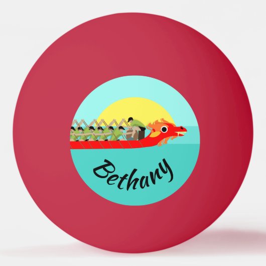 ドラゴンボートレーシング 卓球ボール (正面)