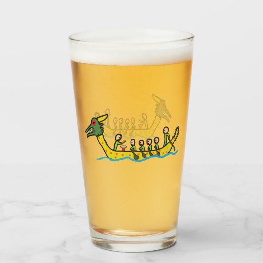 ドラゴンボートレース タンブラーグラス (ドリンク正面)