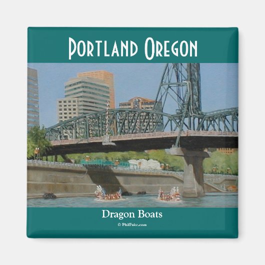 ドラゴンボート磁石 マグネット (正面)