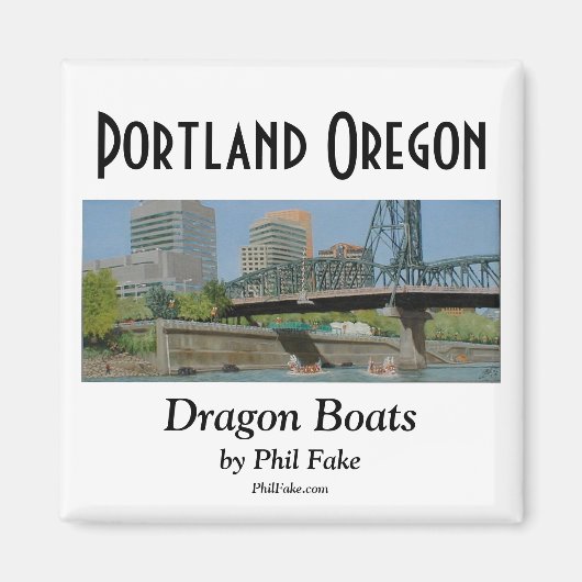 ドラゴンボート磁石 マグネット (正面)