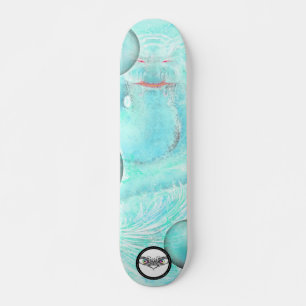 ドラゴンボール·レビアサン·ウォーター·エネルギ白熱［赤熱］光を放つ スケートボード