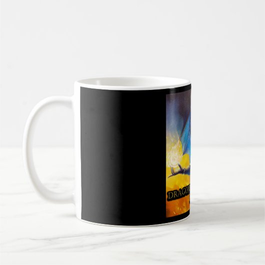 ドラゴンボーン魔術師の女性 コーヒーマグカップ (左)