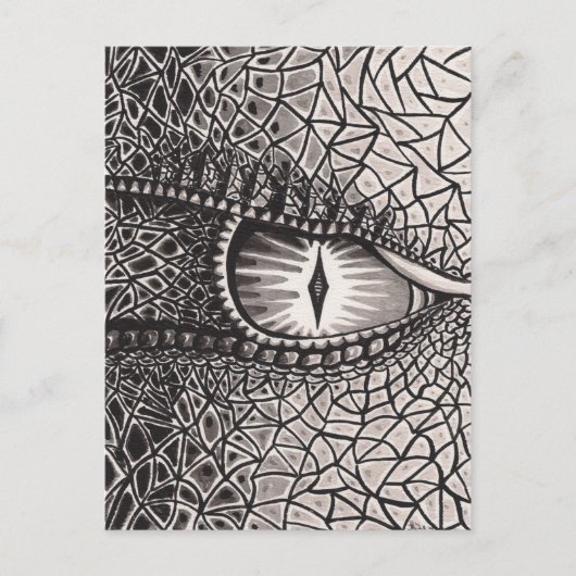 ドラゴンポストカードの目 ポストカード (正面)